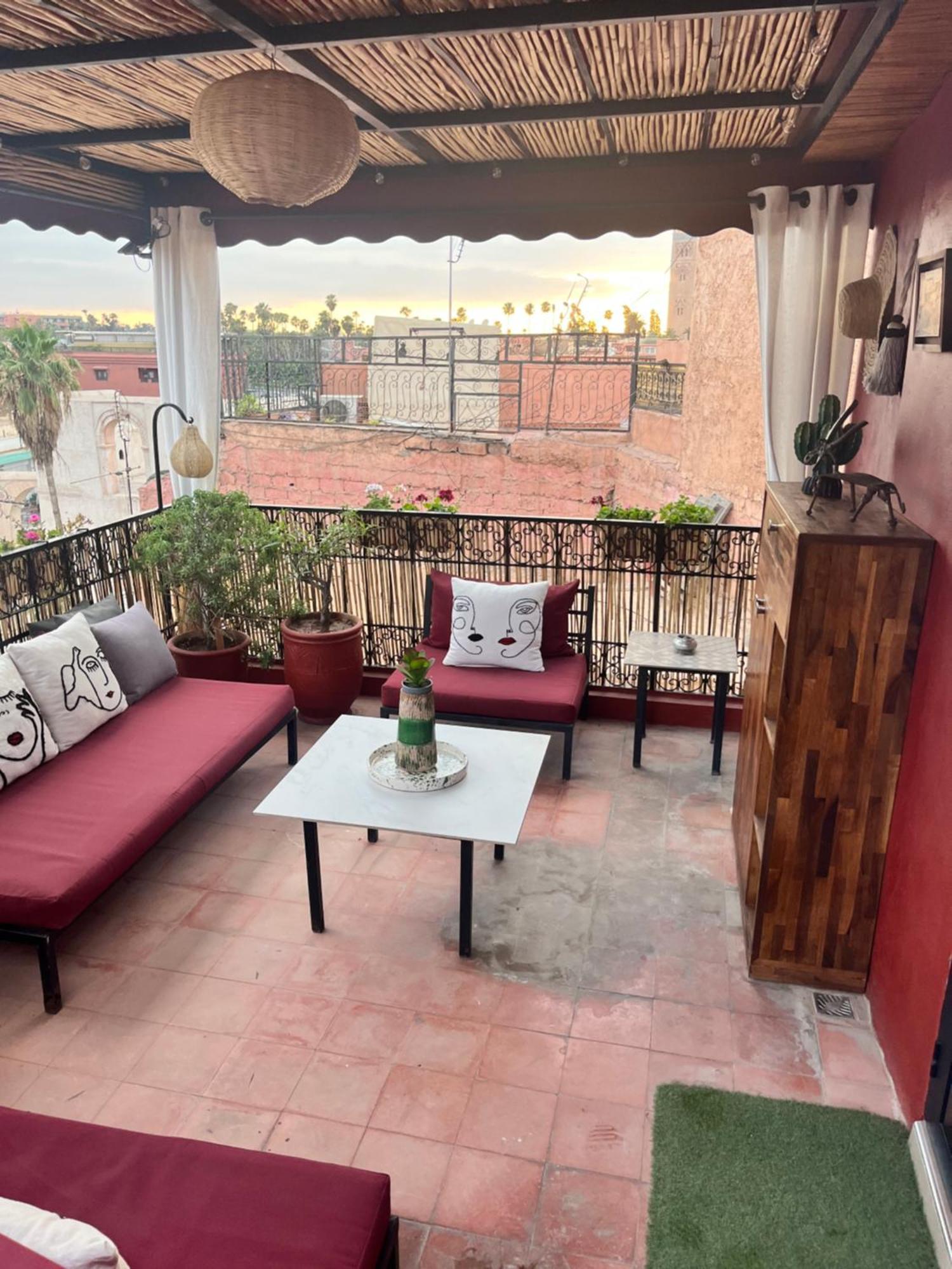 Dar L'Hna Lägenhet Marrakesh Exteriör bild